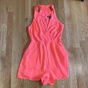 Hot pink romper